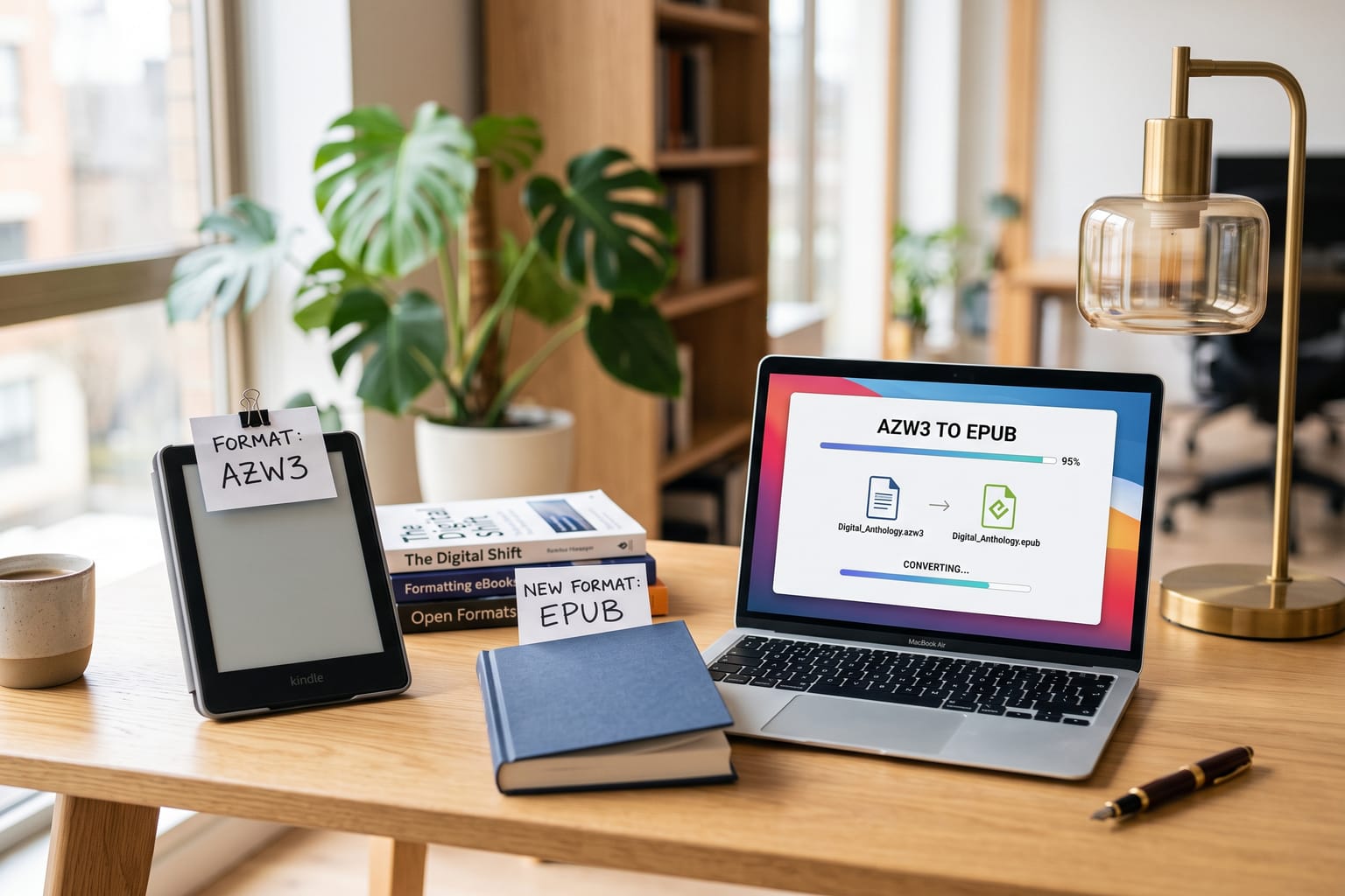 AZW3 to EPUB: Convert AZW3 files to EPUB.