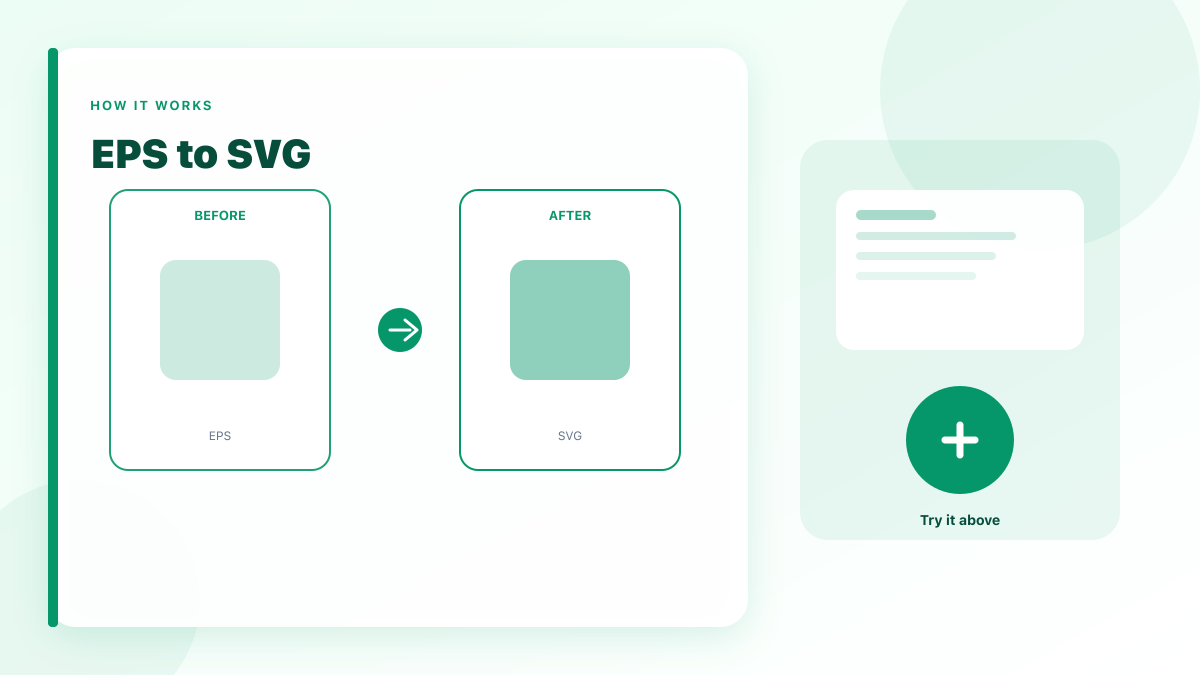 EPS to SVG: Convert an EPS preview into an SVG image.