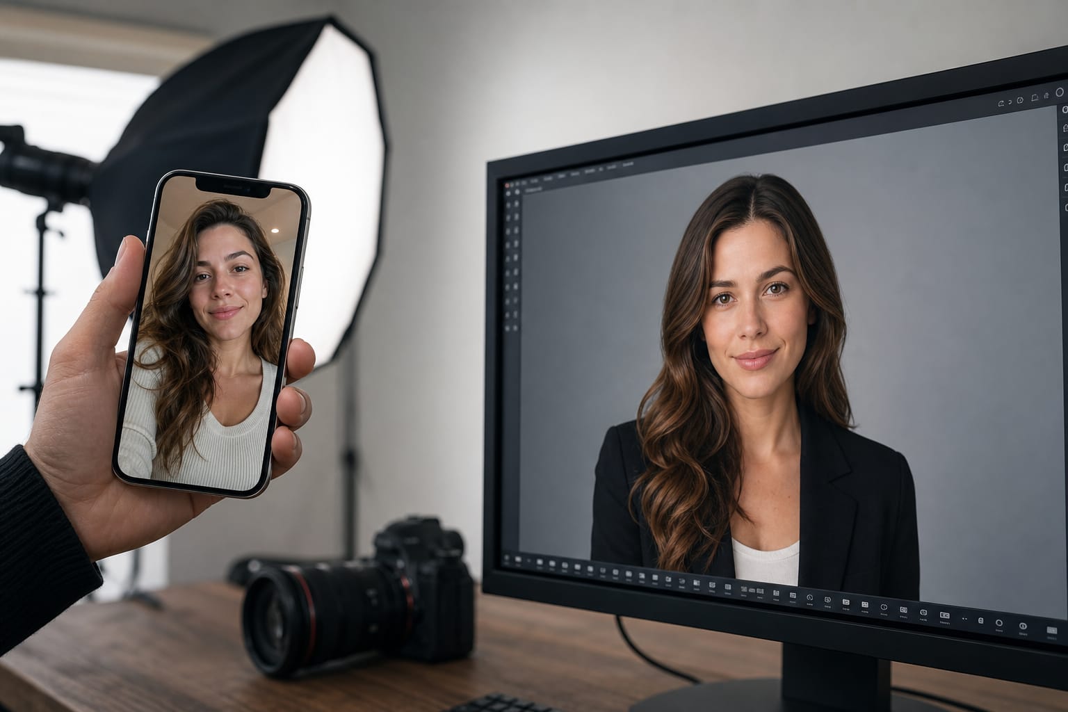 AI Headshot Generator: Turn casual photos into professional headshots.