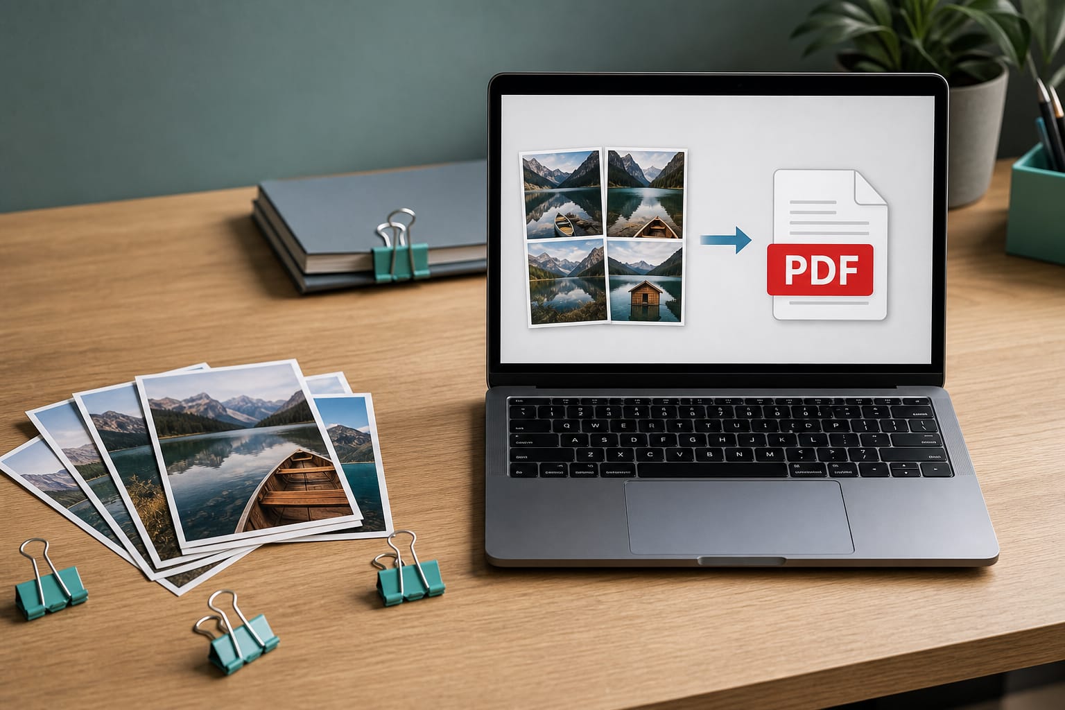 Images to PDF: Combine JPG, PNG, and other images into one PDF document.