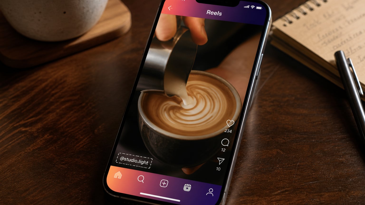 Instagram Watermark Remover: Draw a box over an Instagram watermark on reels and videos, then remove it.