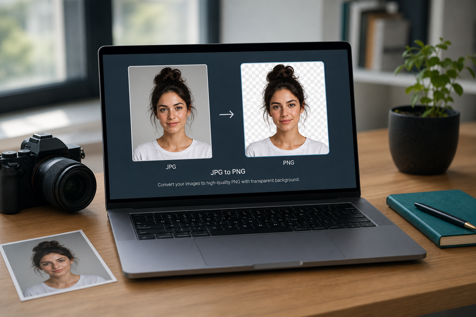 JPG to PNG — how it works