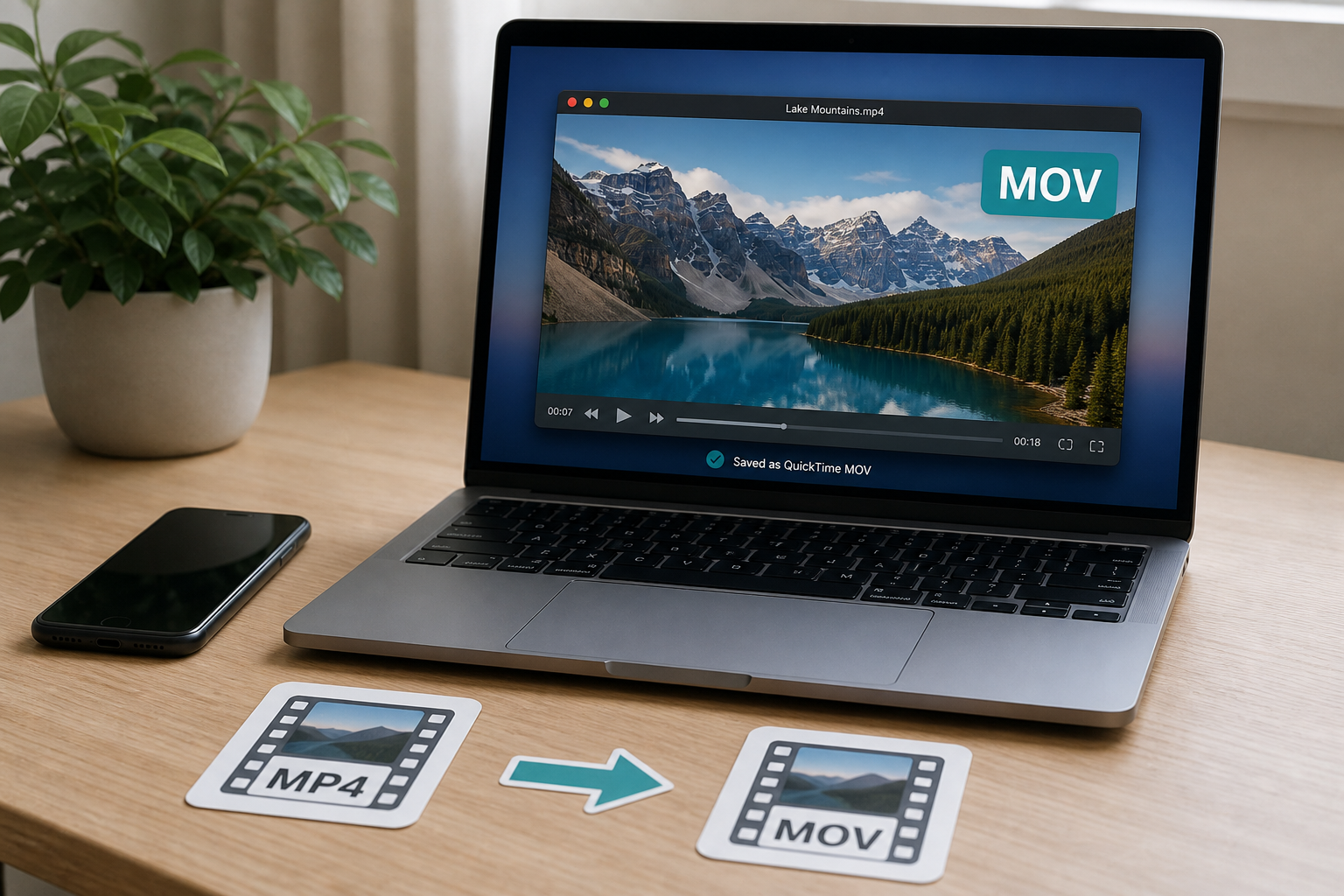 MP4 to MOV — how it works