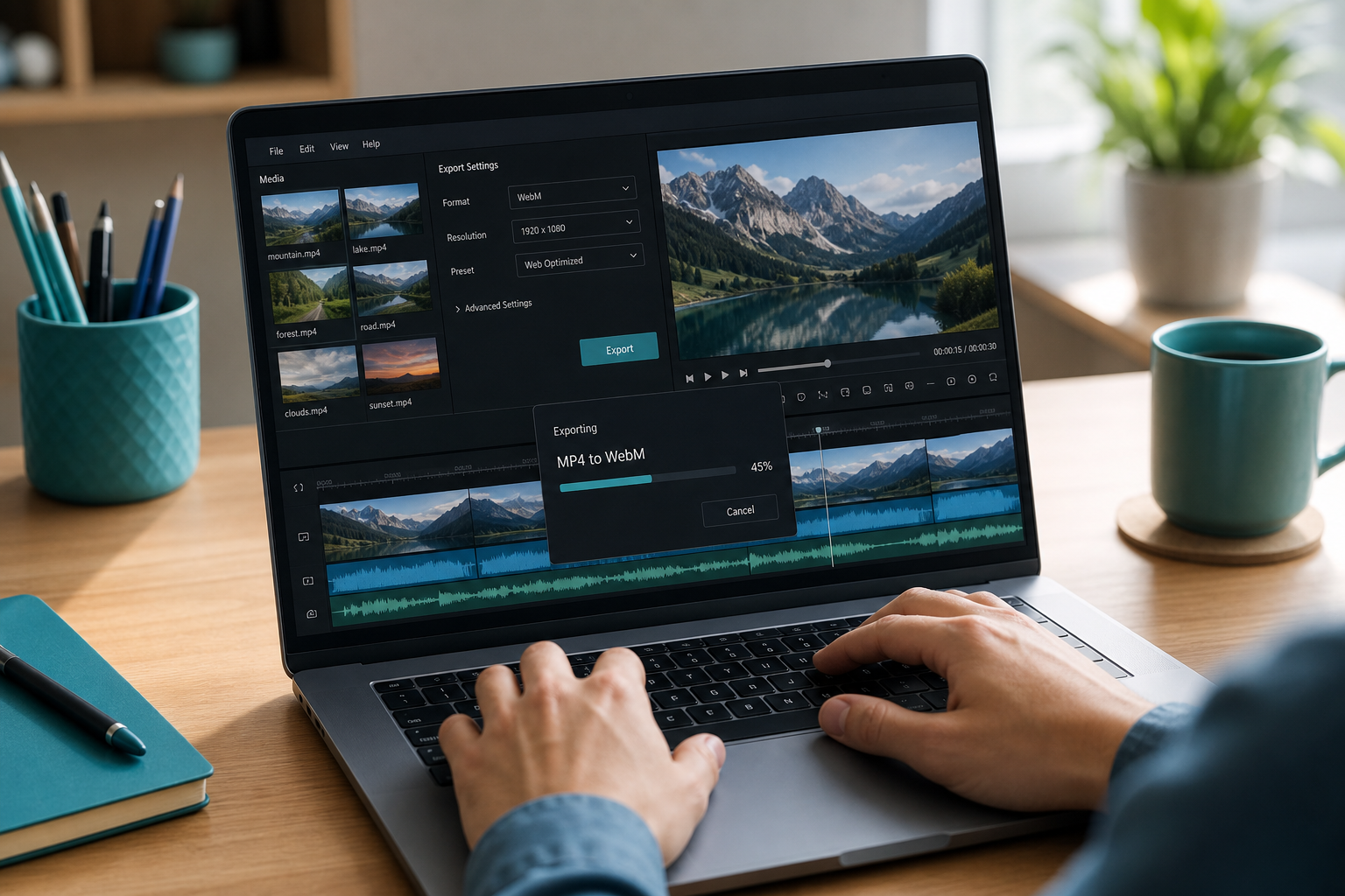 MP4 to WebM — how it works