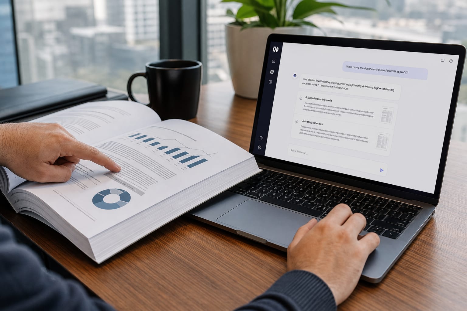 Chat with PDF: Ask questions about any PDF and get instant AI answers.