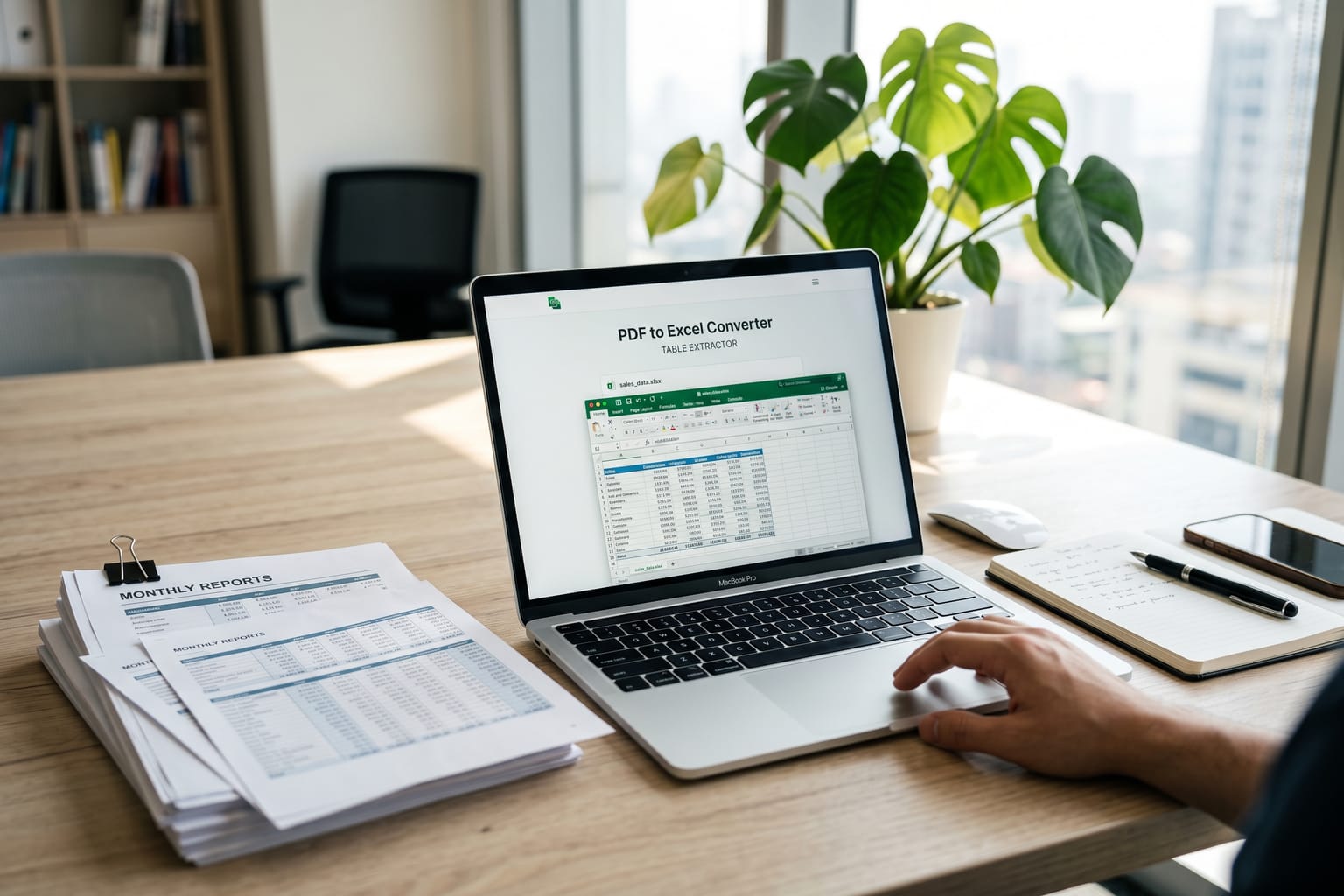 PDF to Excel: Extract tables from PDFs into Excel spreadsheets.