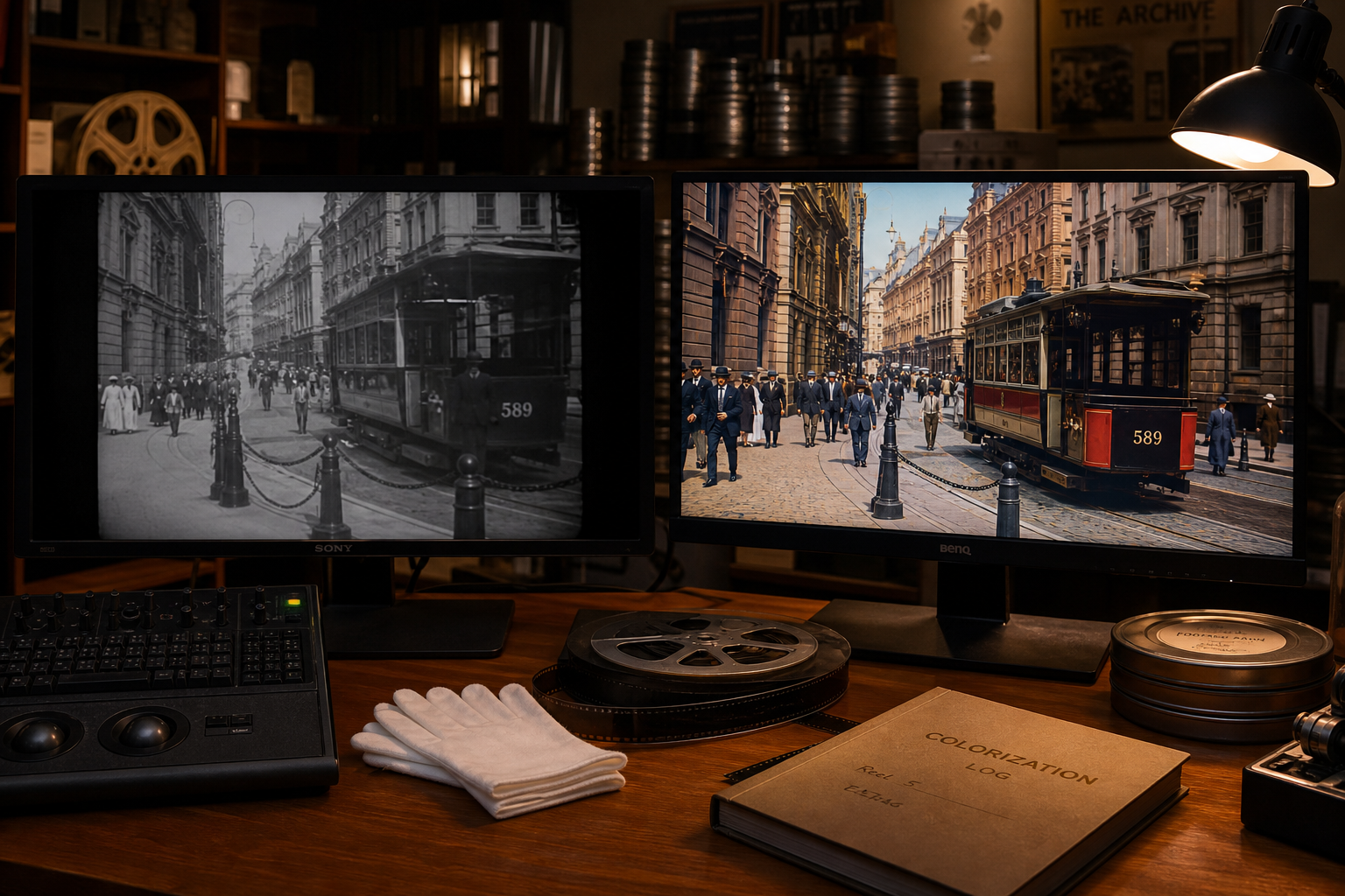 B&W Video to Color — how it works