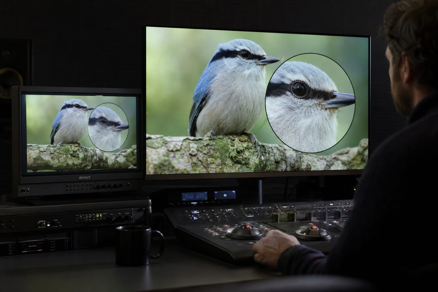 AI Video Upscaler 2×: Double your video resolution with AI frame upscaling.