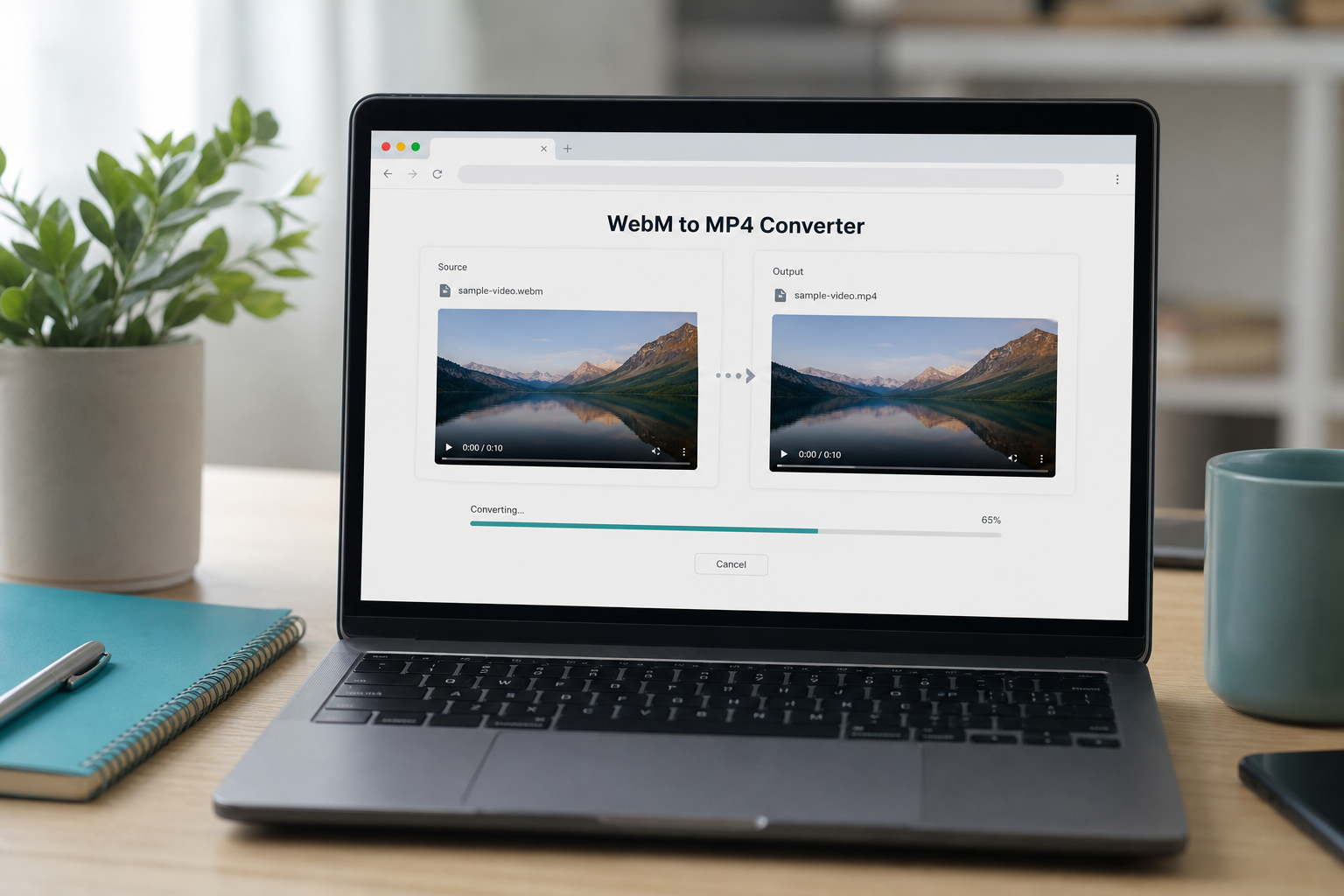 WebM to MP4 — how it works