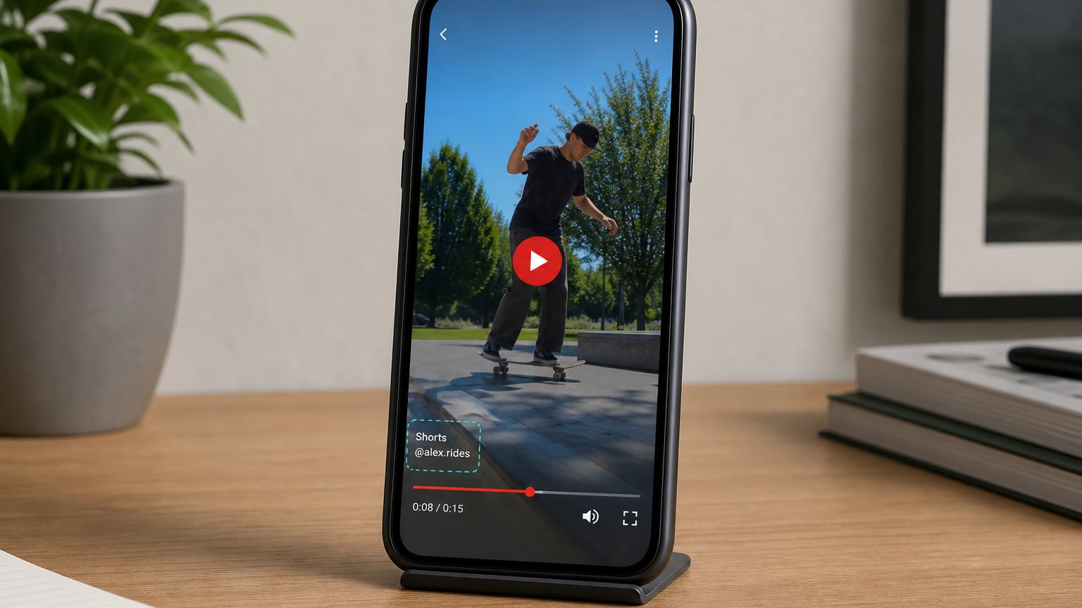 YouTube Shorts Watermark Remover: Draw a box over a YouTube Shorts watermark and remove it from your clip.